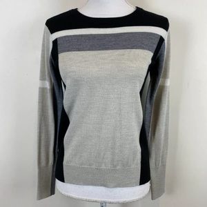 ATHLETA MERINO WOOL LIGHT SWEATER FLATTERING XL